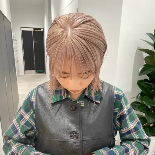 w color👩🏻‍🦰✨ 〔 ブリーチ+カラー 〕