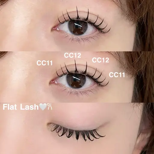 【3/11限定】🈳オフなし🌞LEDフラットラッシュ 100本+コーティング束感仕上げ🌞