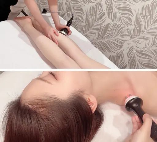 女性限定❤️脚リンパ流し（脚裏全体）＋首肩デコルテすっきりコース→35分コース