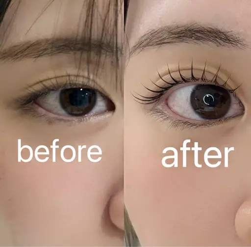 マスカラパーマ（まつ毛ティント）🧑‍🦱パリジェンヌ、カールデザイン可！アイシャンプーもついた最強メニュー🌟