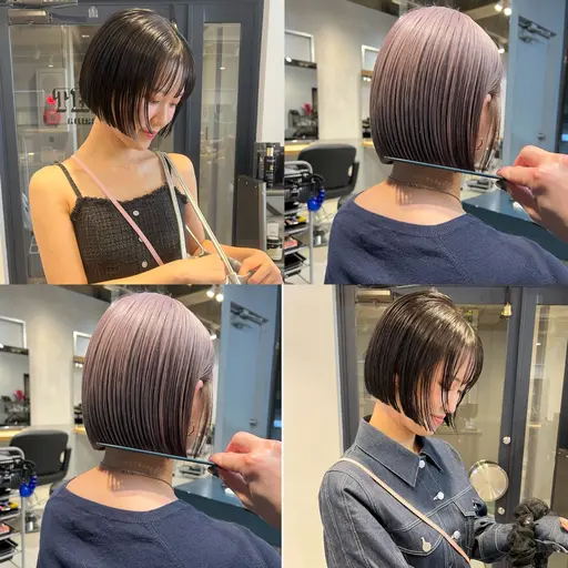 ✂️ショート、ボブカット✂️➕トリートメント(切りっぱなしボブ、パツっとボブ、タッセルボブ、ミニボブ)