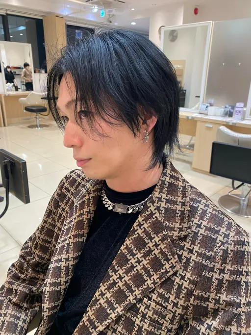 【メンズ限定🦋🌙】カット＋全体ナチュラル縮毛矯正＋シャンプー