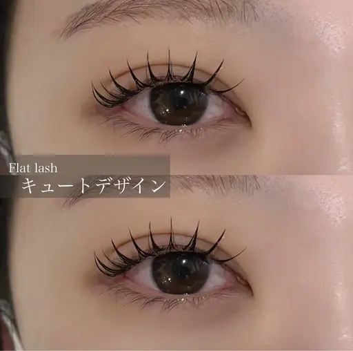 マツエク Flat lush 120本 🩶