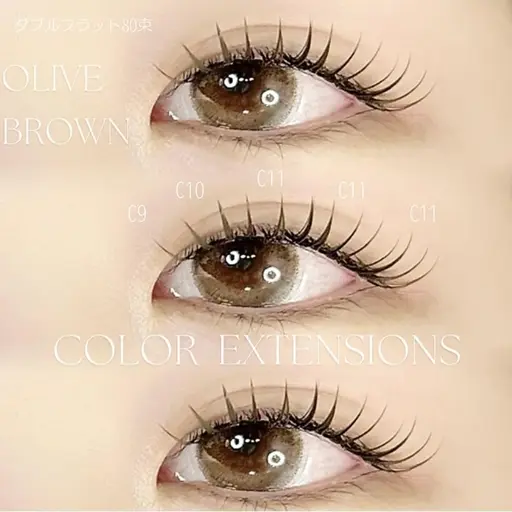 オフなし🌷ダブルフラットラッシュ80束(フラットラッシュ160本分)🌷高持続の装着方法です🩵