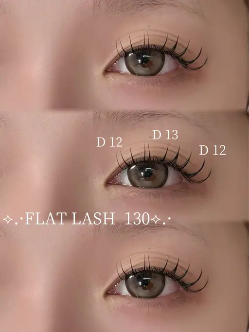 【オフあり】フラットラッシュ✨エクステモデル130本