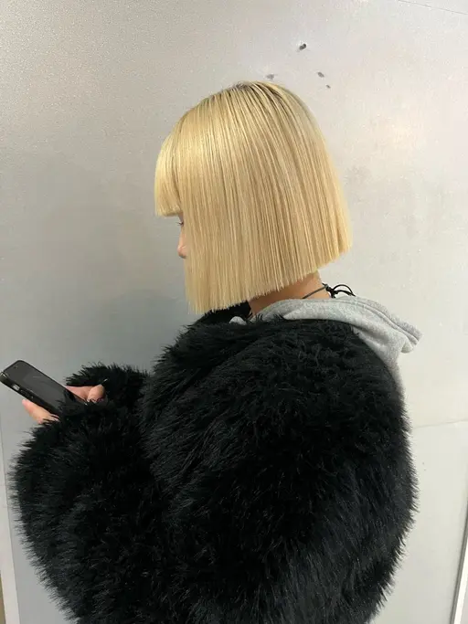 【初回限定！40%off】韓国ヘア再現スタイル☆(仕上がりボブ、ミディアムのみ対応可能)