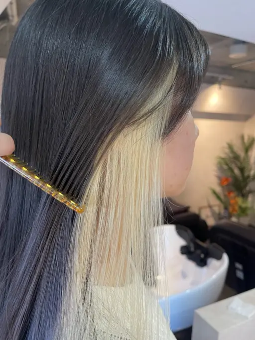 【インナーカラー】うるツヤ✨💛インナーブリーチ&インナーオンカラー💛🤍