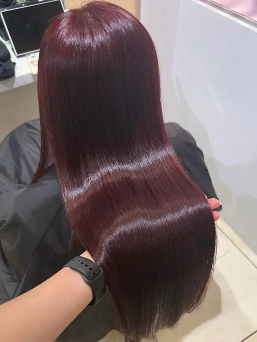 【期間限定🎀ᩚ】韓国風うる艶カラー+3tep超音波トリートメント🫧