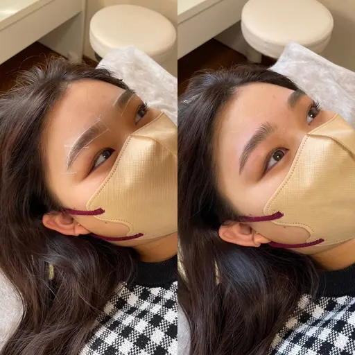 初回 美眉スタイリング