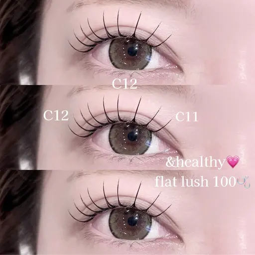 【本日限定価格🎀】フラットラッシュ80本or100本+パーマ(&healthy)