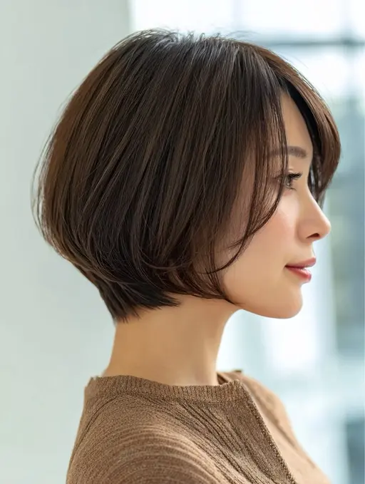 （ショート限定）大人ショート曲がる縮毛矯正モデル✨️