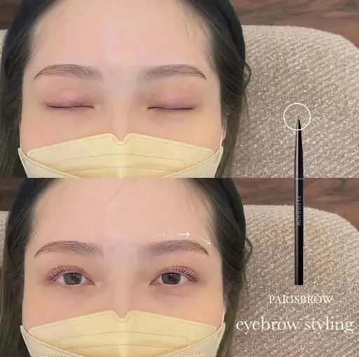 【eyebrow styling】アイブロウスタイリングのメニューです。骨格に合わせて眉毛を整えます！