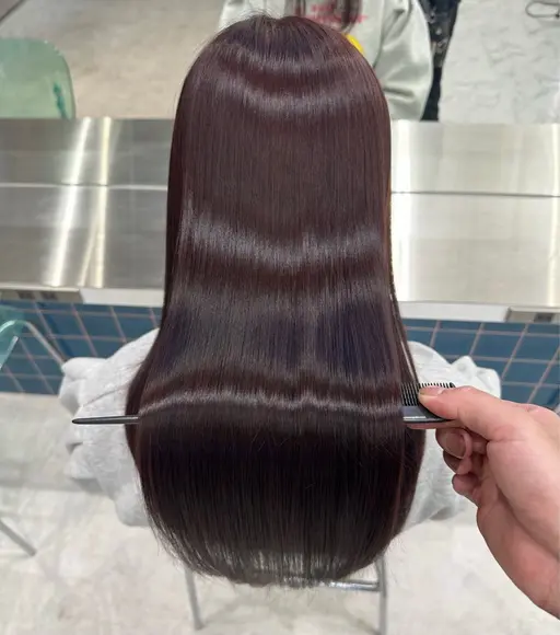 髪の毛綺麗にしたい人におすすめ!【究極のW髪質改善】💕美髪矯正+最高級トリートメント💕