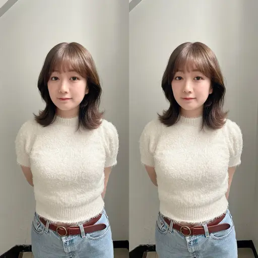 SNS用撮影モデル募集中！#韓国ヘア#ワンホンヘア#ウルフ#酸性ストレート#髪質改善#くびれヘア#レイヤーカット#ボブ