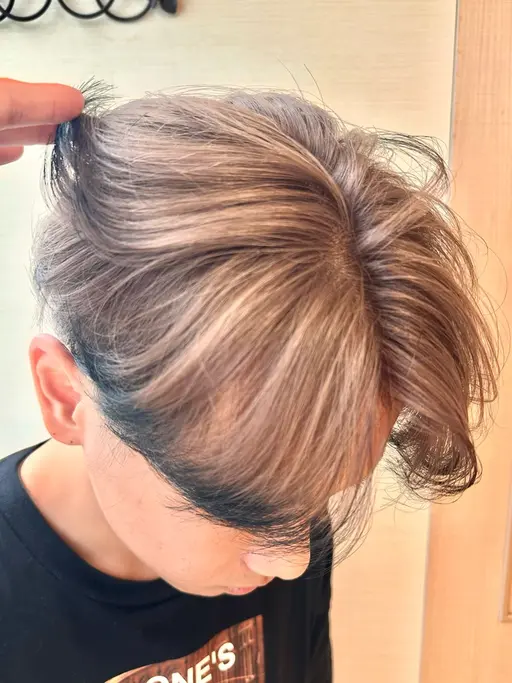 men's cut&double color