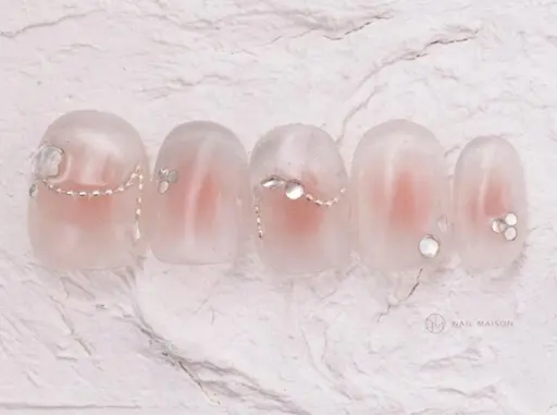 (オフあり)⚠️テストモデル⚠️チークネイル※画像のデザインのみの募集