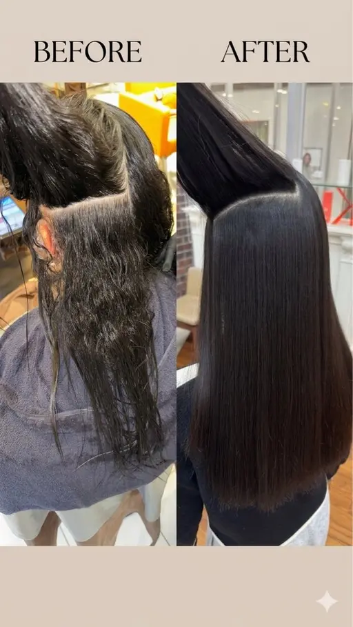 髪質改善矯正✨【理想を超える絹のような髪】