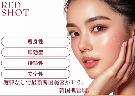 理想の小顔へ★韓国から直輸入【痩身性美容液RED　ショット】導入