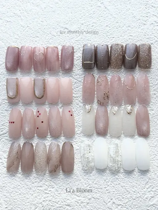 🦋50%off🦋8種類から選べる🫧 monthly design🤍/オフなし