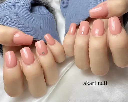 💗長さ出し10本込み💗ワンカラー（オフ、ケア込み）