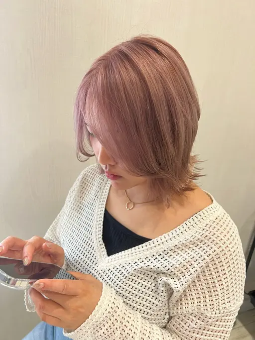 🤍🎀minimo限定🎀🤍    ケアブリーチ＋透明感カラー＋トリートメント