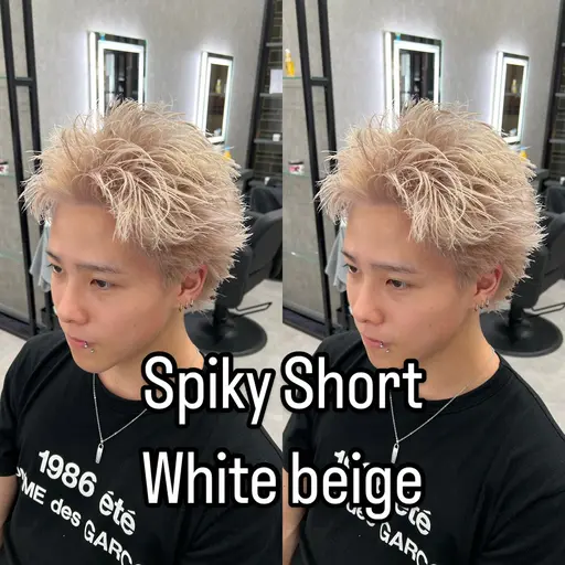 【7月のみ限定メニュー】【カット&ケアブリーチ込みダブルカラー&クイック髪質改善】