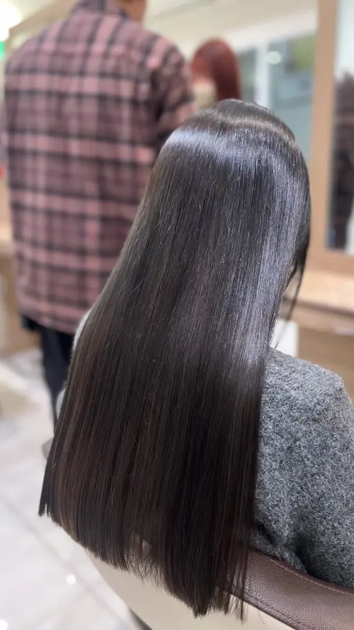 🌿‬自然な仕上がり🌱【🫧縮毛矯正＋メンテナンストリートメント🫧🪽】