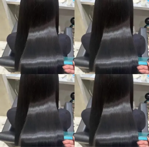 🧚🏻ケアカラー➕トリートメント➕超音波アイロン🩵【すぐ予約不可❌】