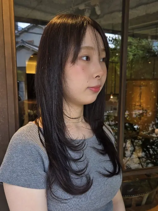 【ミニモ限定】韓国風カラー🩵🩵+お顔まわりカット🎧🌼 ミニモ限定価格です!!!