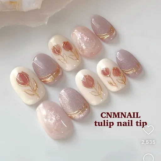 こちらのネイルをやらせてくれる方限定（⚠️オフなし）カラー変更可