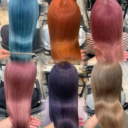 人気No.1🩶ダメージレスで透明感🩶ケアブリーチ＋カラー＋うる艶トリートメント🪞#ハイトーン #髪質改善