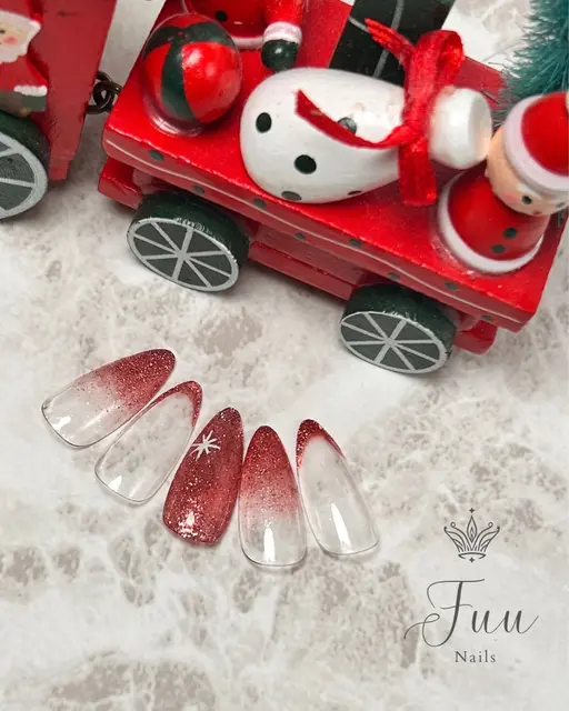 期間限定フレンチネイル 練習モデル