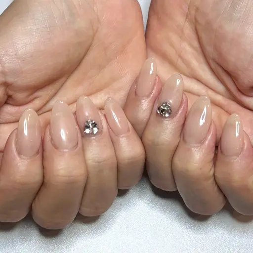 ハンド✋🏻オフなし ワンカラーorラメグラ