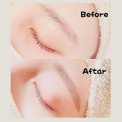 お顔にしっくり◎眉Wax脱毛＋アイブロウ 4500