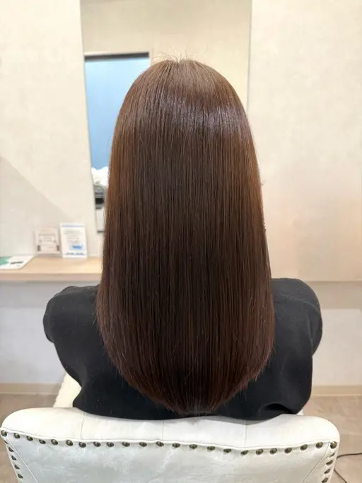 前髪縮毛矯正+トリートメント✨️