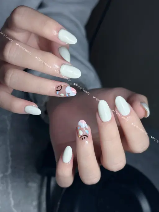 (オフあり)ハンドワンカラー🍀🍀アート2本