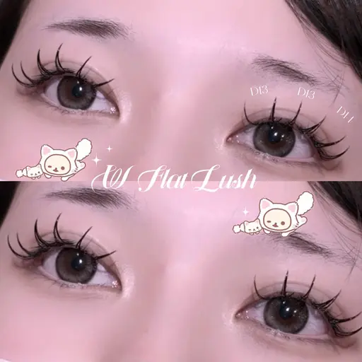 【12:30-16:30】マツエク🌟フラットラッシュ 120本🌟オフあり➡️4/6限定