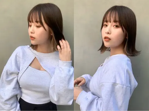 【✨️ボブ〜ショート限定❕】《2回目以降も‼️》カット+カラー+超音波クイックTR(⚠️スタイルチェンジなし)