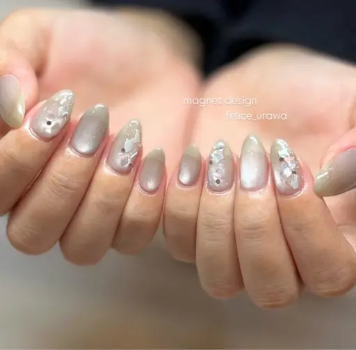 🕊️オープン特別価格 │ 【今っぽネイル】マグネットデザイン￥7980→6480