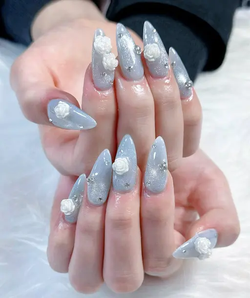 [チップ長さ出し10本] 持ち込みアートやり＋パーツつけ放題