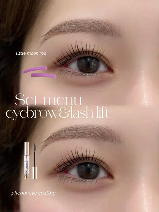 ♥️lash lift & eyebrow♥️