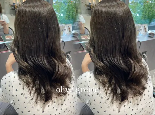 年内限定🎄透明感カラー+1step treatment🫒💚