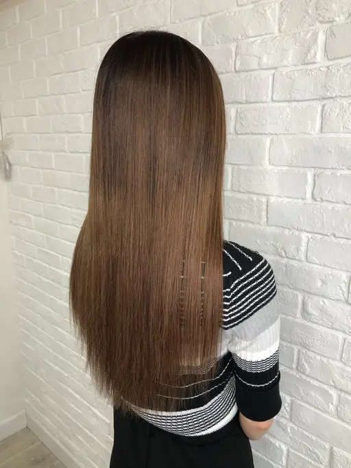 🫧シールエクステ80本+ベーシック縮毛矯正(カラー、縮毛矯正履歴ない方向け)