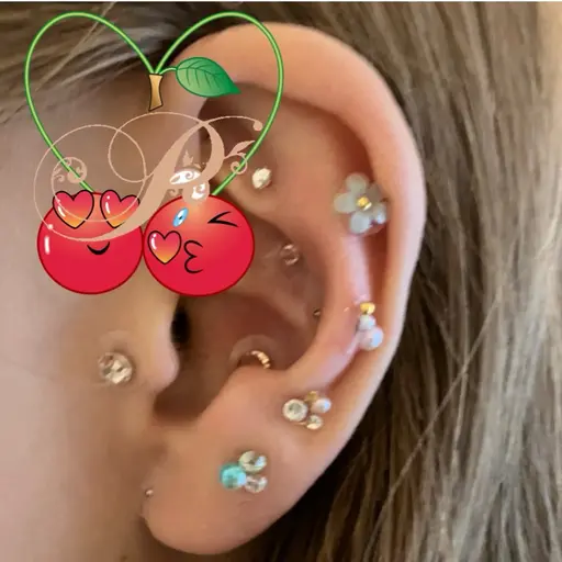 【人気No.1💎耳つぼジュエリー】キラキラ可愛いデザイン💎付け放題《¥5000→¥3500》