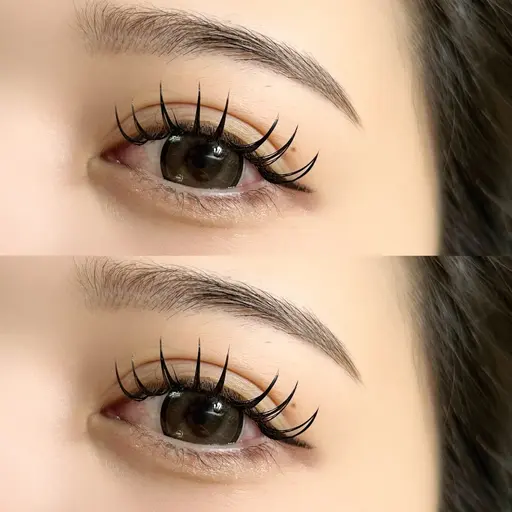 心斎橋店🌟1/28 13時30分～上下フラットラッシュ付け放題レッスンモデル🐈‍⬛🎀予約リクエストお願いいたします