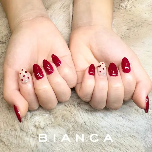 オフ有【1/12.13限定‼︎】ハンド🙌🏻✨ワンポイントアートコース(川口店）パラジェル変更可🌈