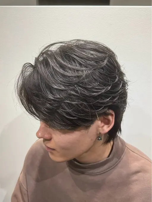 【毛流れパーマ】メンズカット+ニュアンスパーマ