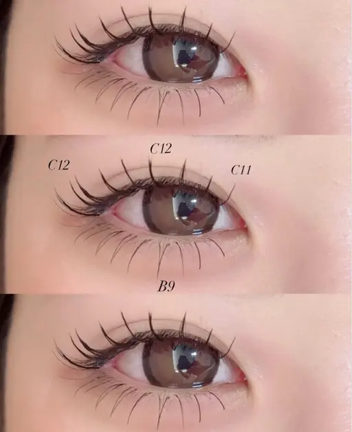 🎀ミニモ限定価格🎀デカ目🫧上下マツエク🫧フラット120本+下エク30本迄 ¥6200