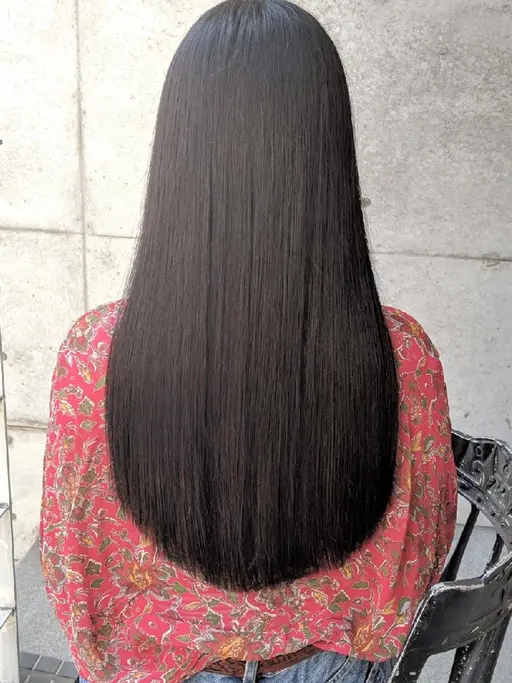 カット + 縮毛矯正 + treatment