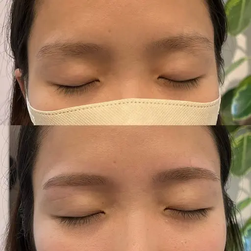 🪴モデルmenu : 眉WAX+眉パーマ(アイブロウリフト) 🪴眉カット付き